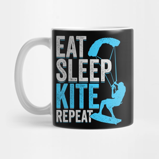 Eat Sleep Kite Repeat Kitesurfing Kitesurfer Gift by Dolde08